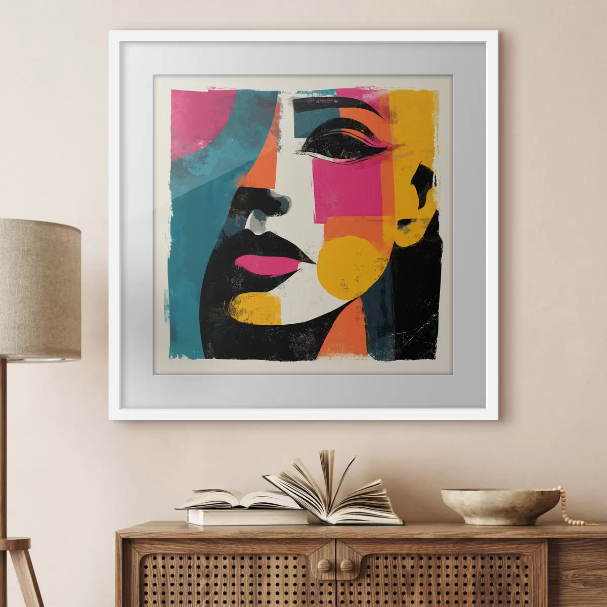 Poster Un chip abstract f49544