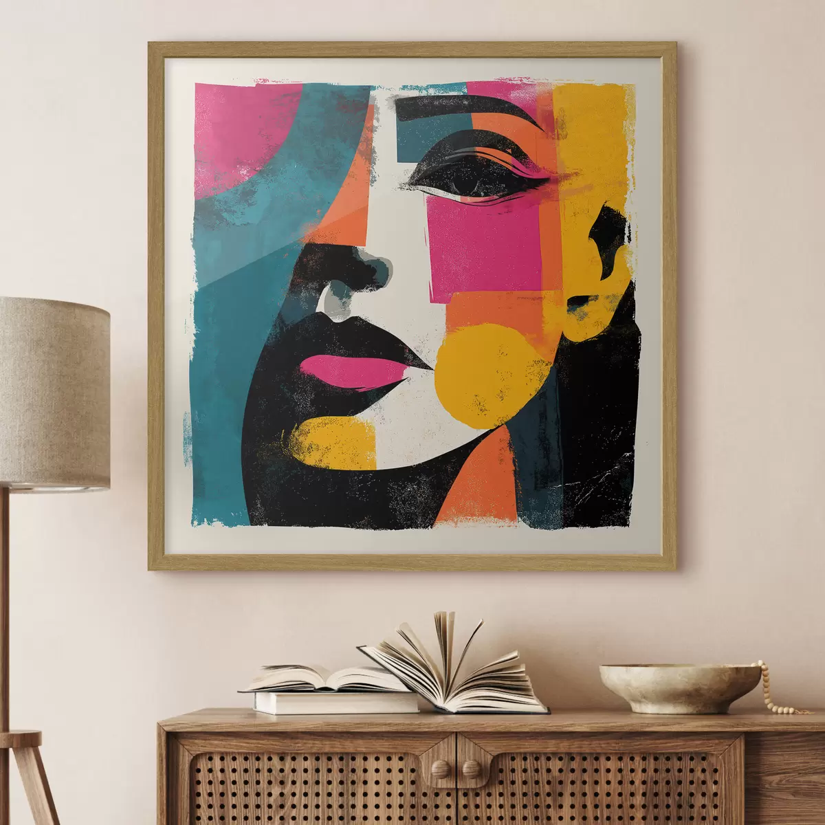 Poster Un chip abstract f49544