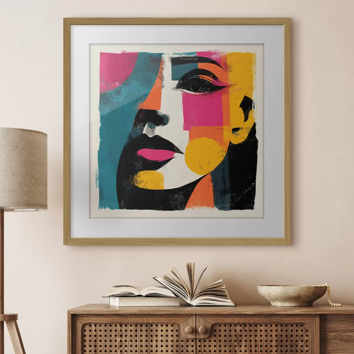 Poster Un chip abstract f49544