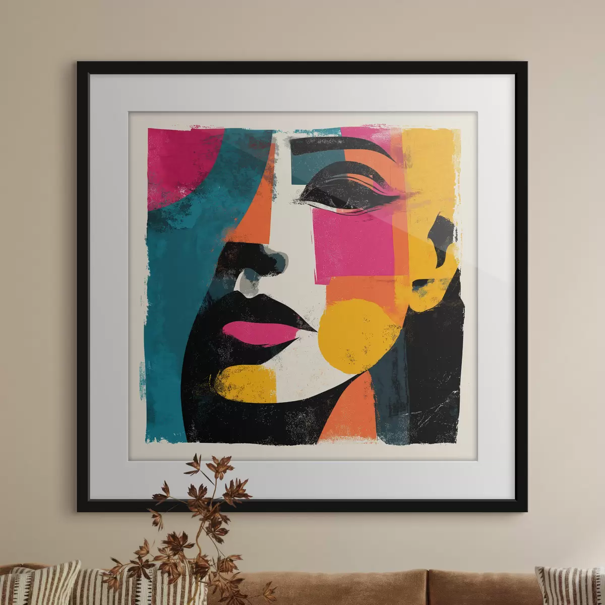 Poster Un chip abstract f49544
