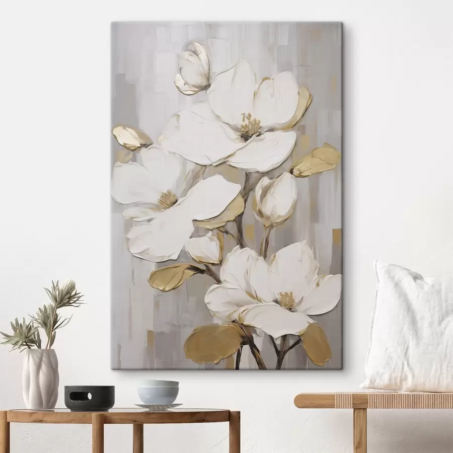 Tablouri Imitare de pictură cu flori s49503