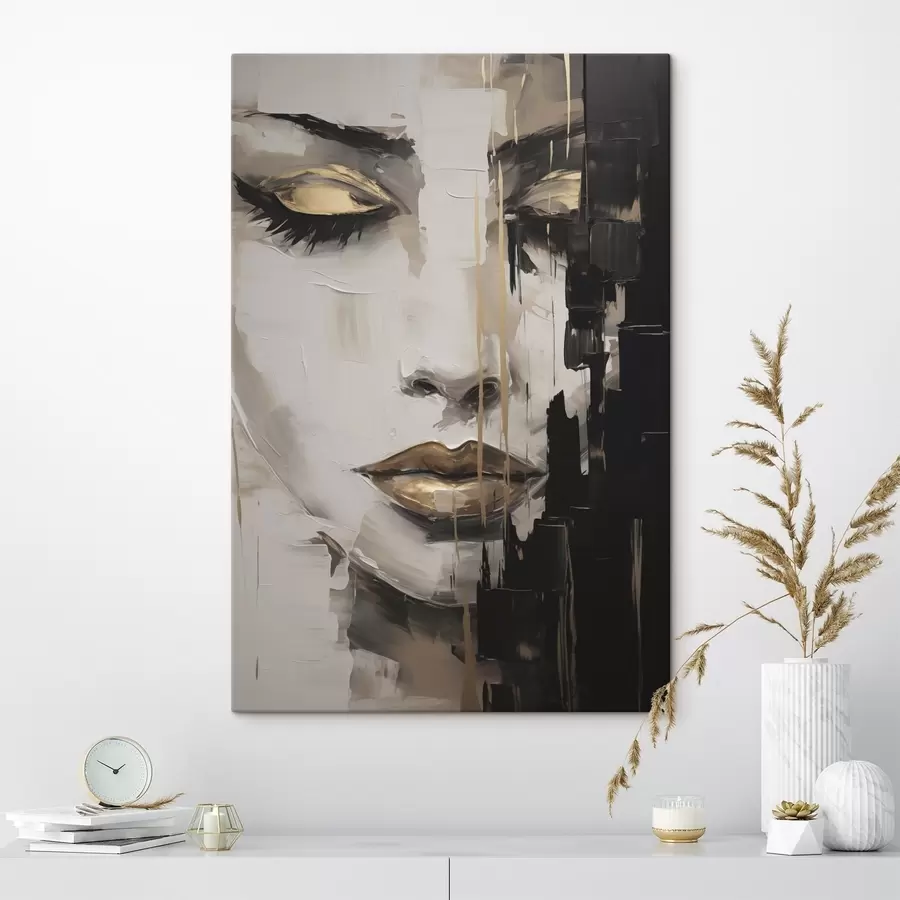 Tablouri Portret feminin modern în stil pictural s49507