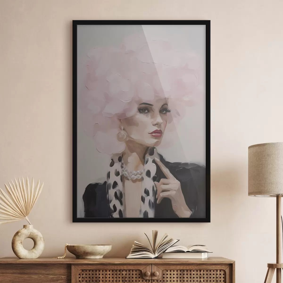 Poster Tablou în stil artistic reprezentând o femeie elegantă f49509