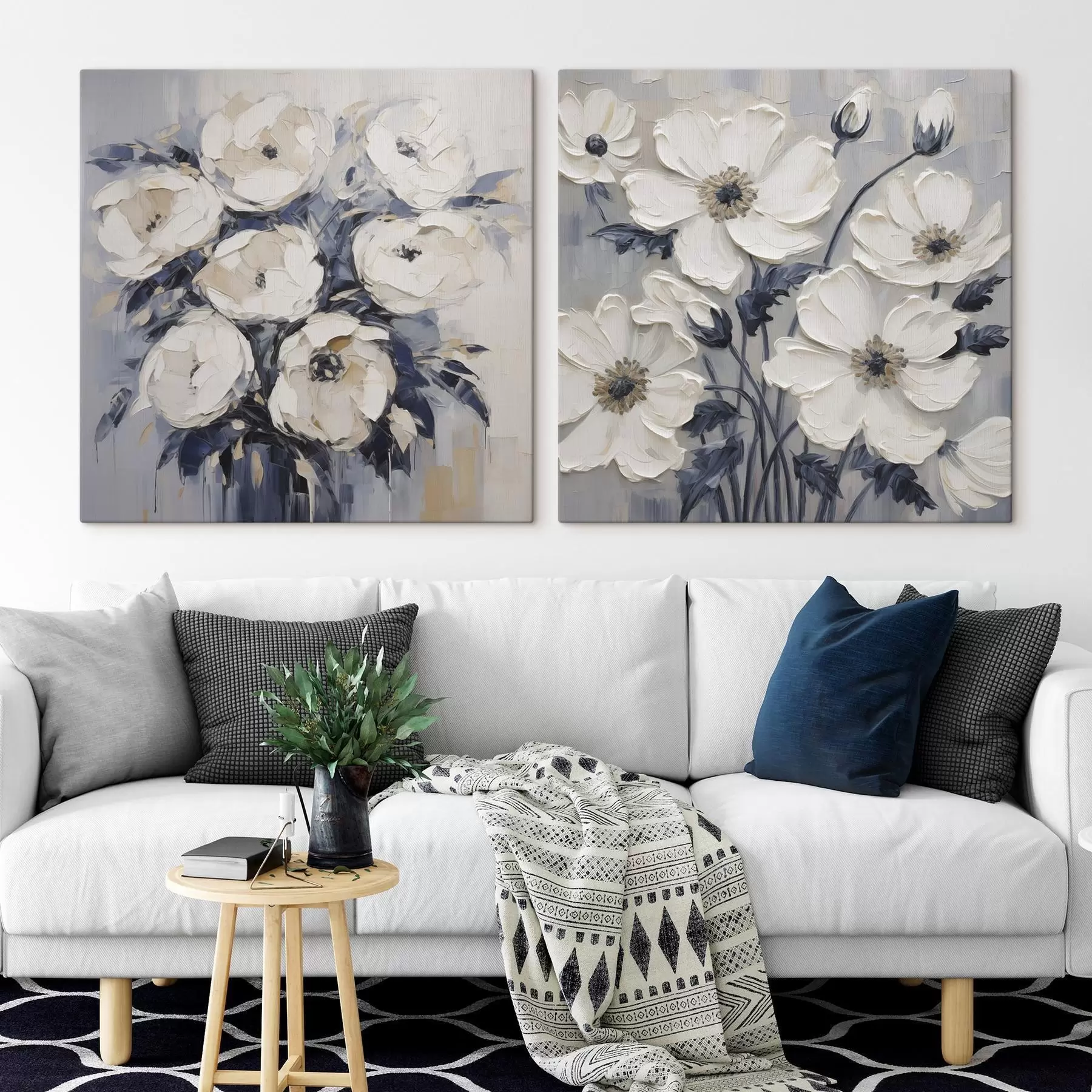 Tablouri Flori pictura imitație m30593