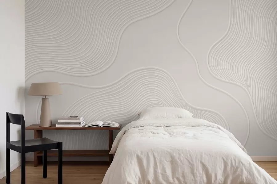 fototapet Relief abstract cu linii ondulate w05689
