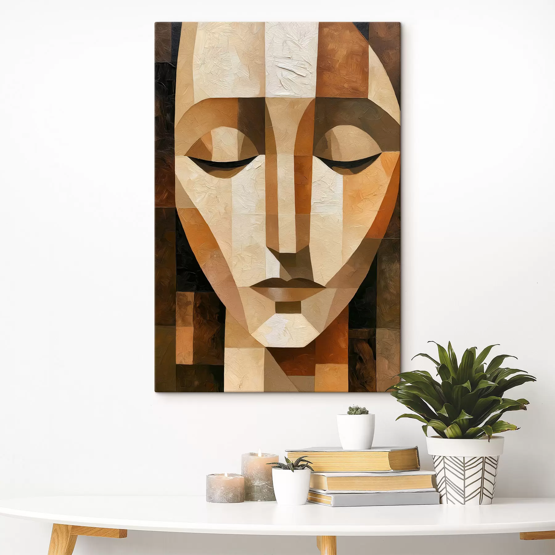 Tablouri Un portret geometric s49610