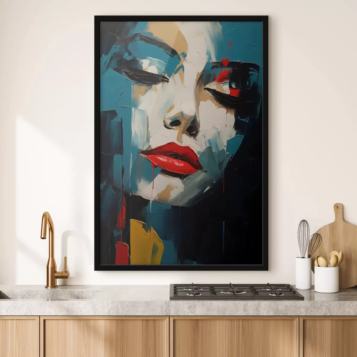 Poster Portret abstract f49627
