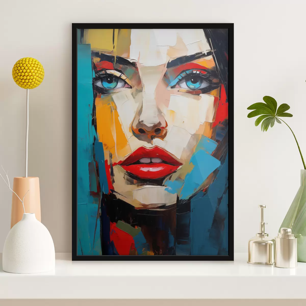 Poster Portret abstract f49628