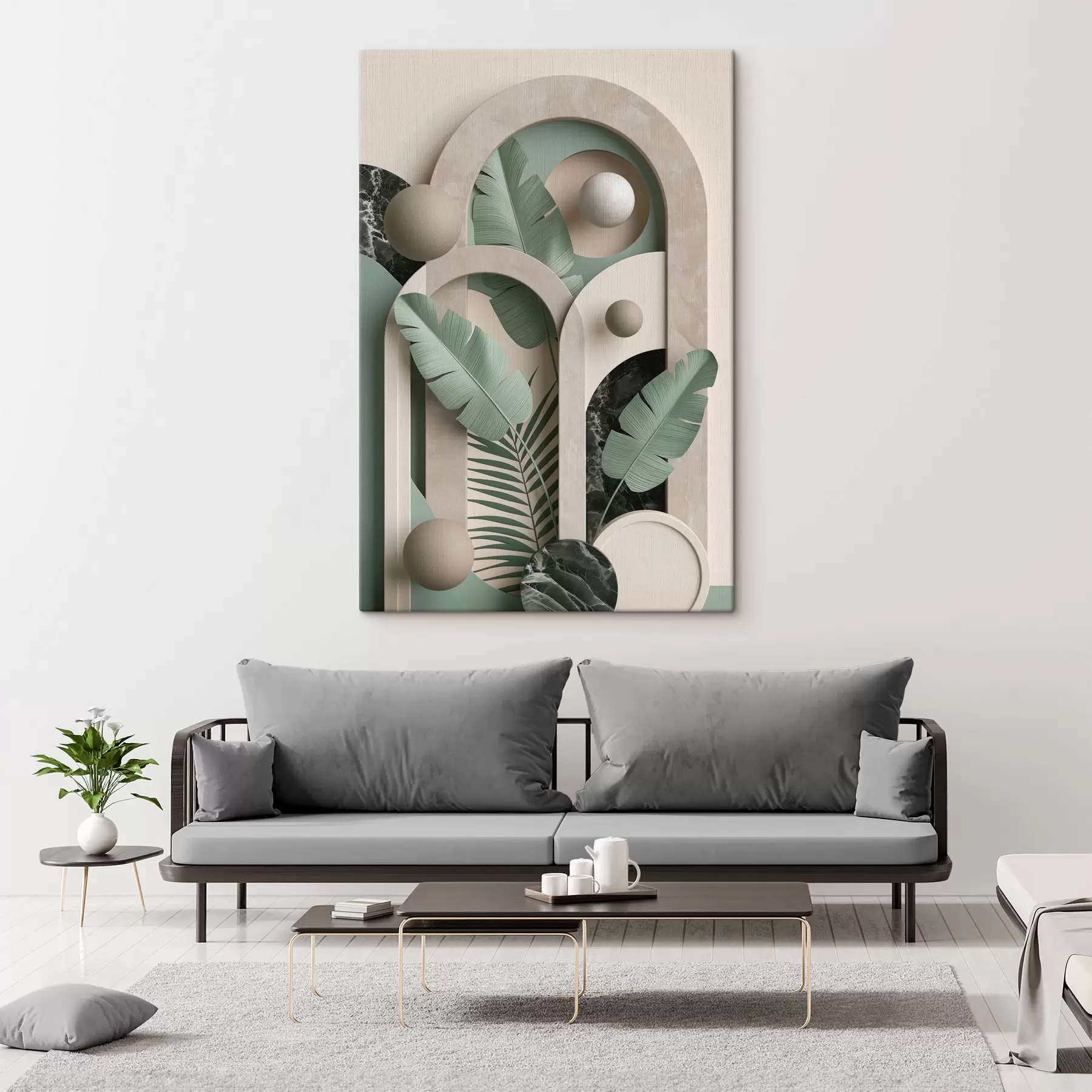 Tablouri Compoziție cu arcuri botanice s49515