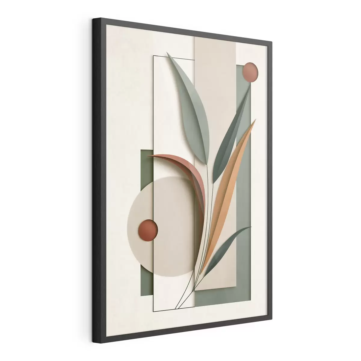 Poster Compoziție botanică geometrică f49417