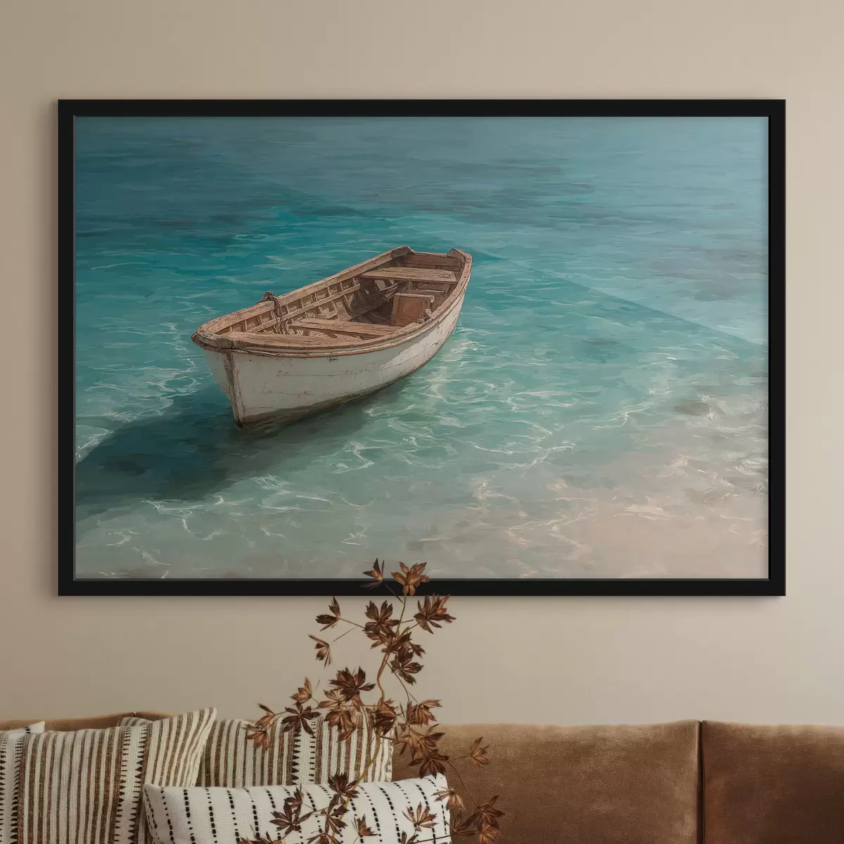 Poster Barca pe apă f49629