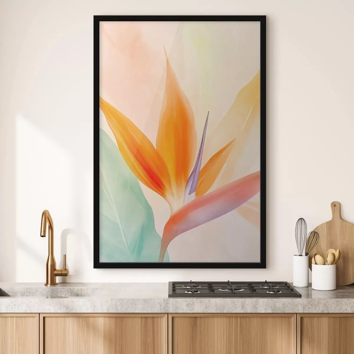 Poster Floarea tropicală Strelitzia f49379