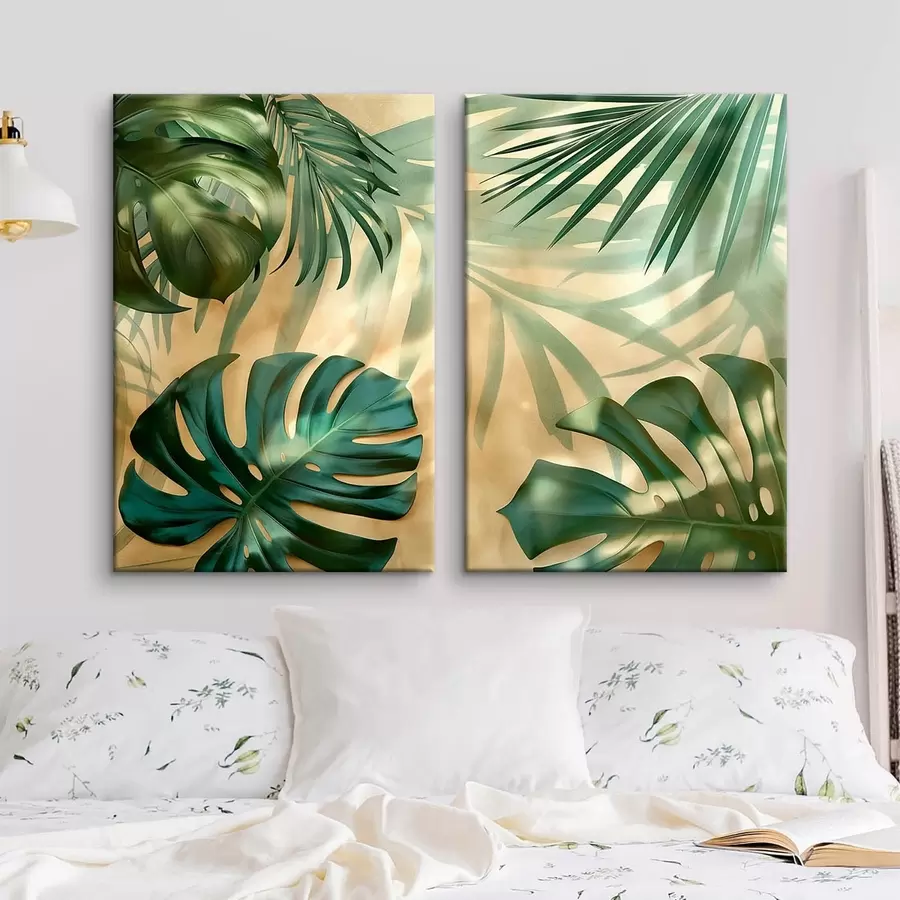 Tablouri Frunze tropicale de Monstera m30609