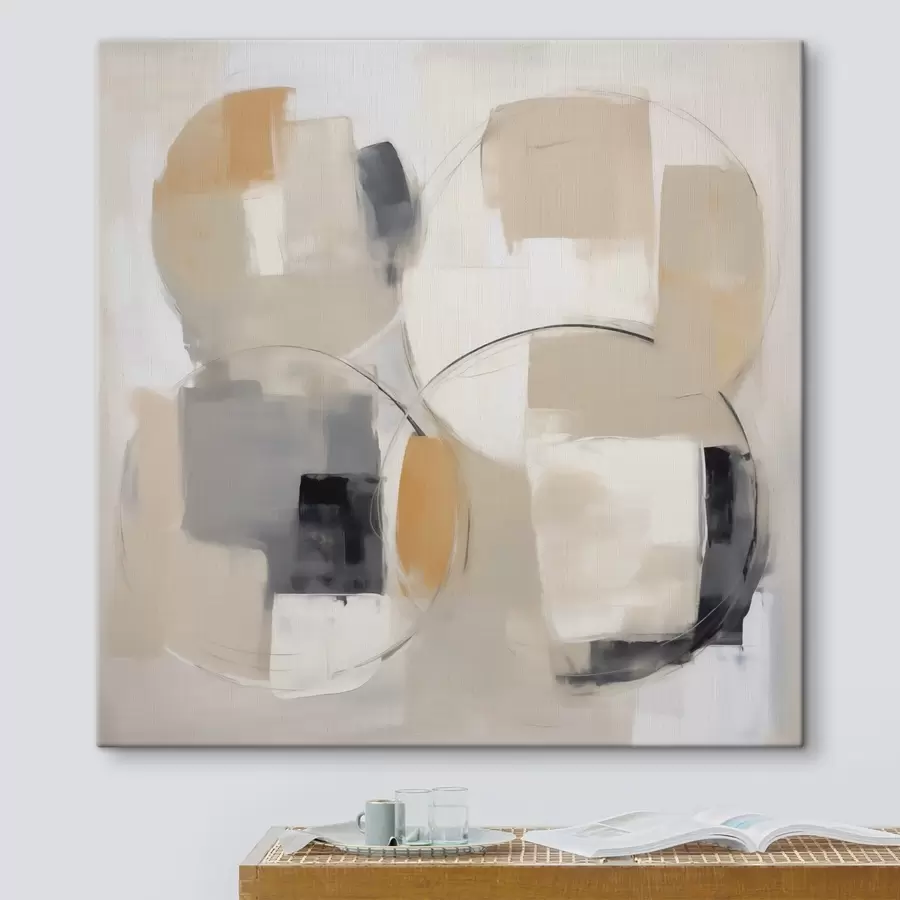 Tablouri Abstracția modernă imită pictura s49745