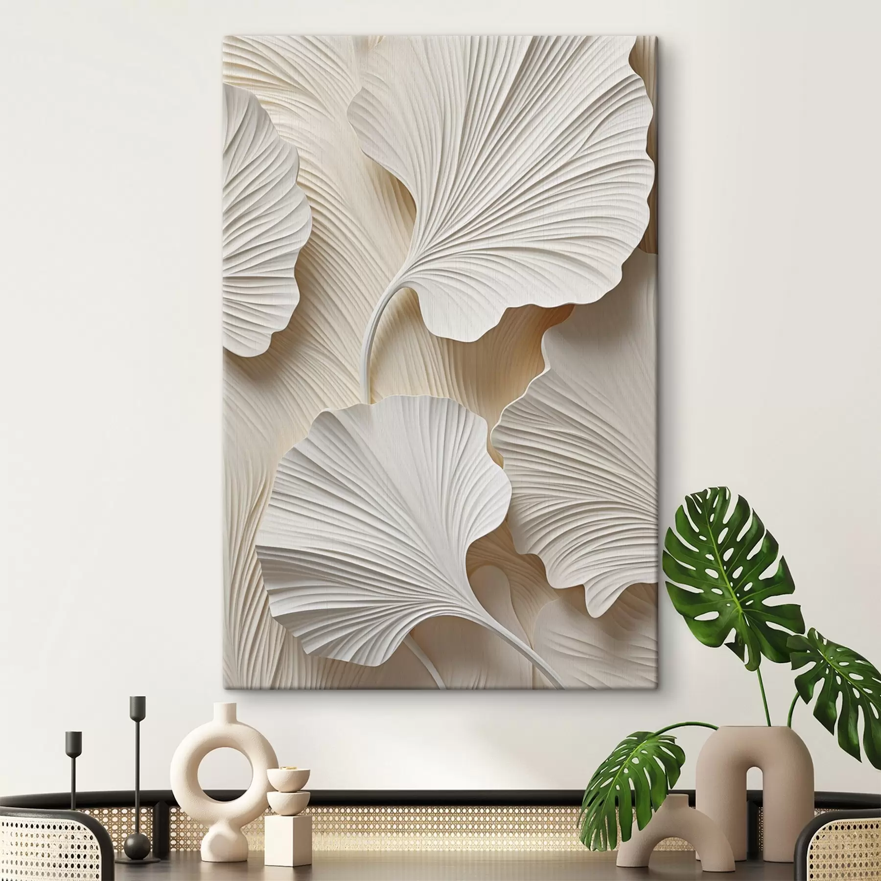 Tablouri Model floral abstract, ilustrație plană s49754
