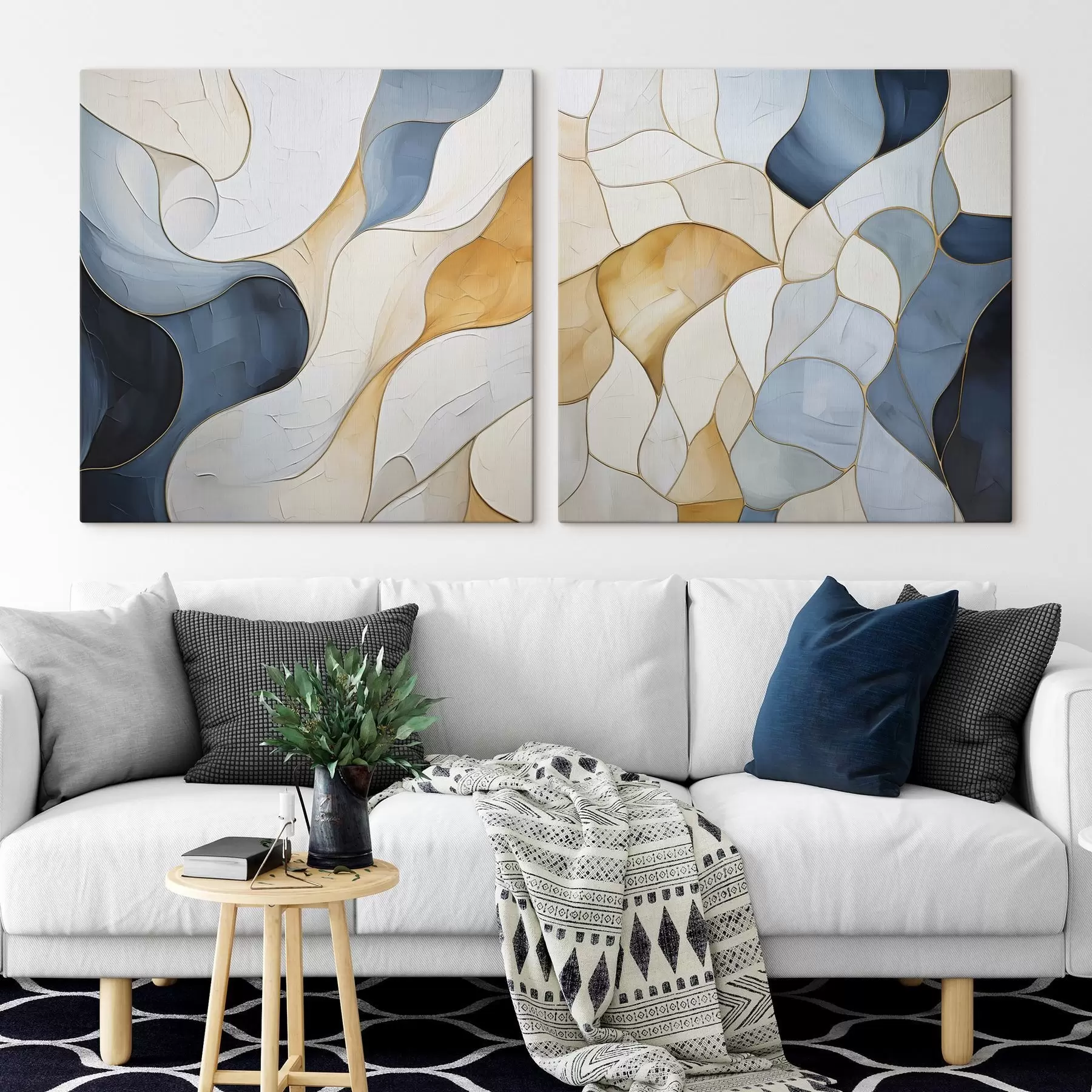 Tablouri Model abstract, imitație de pictură m30670