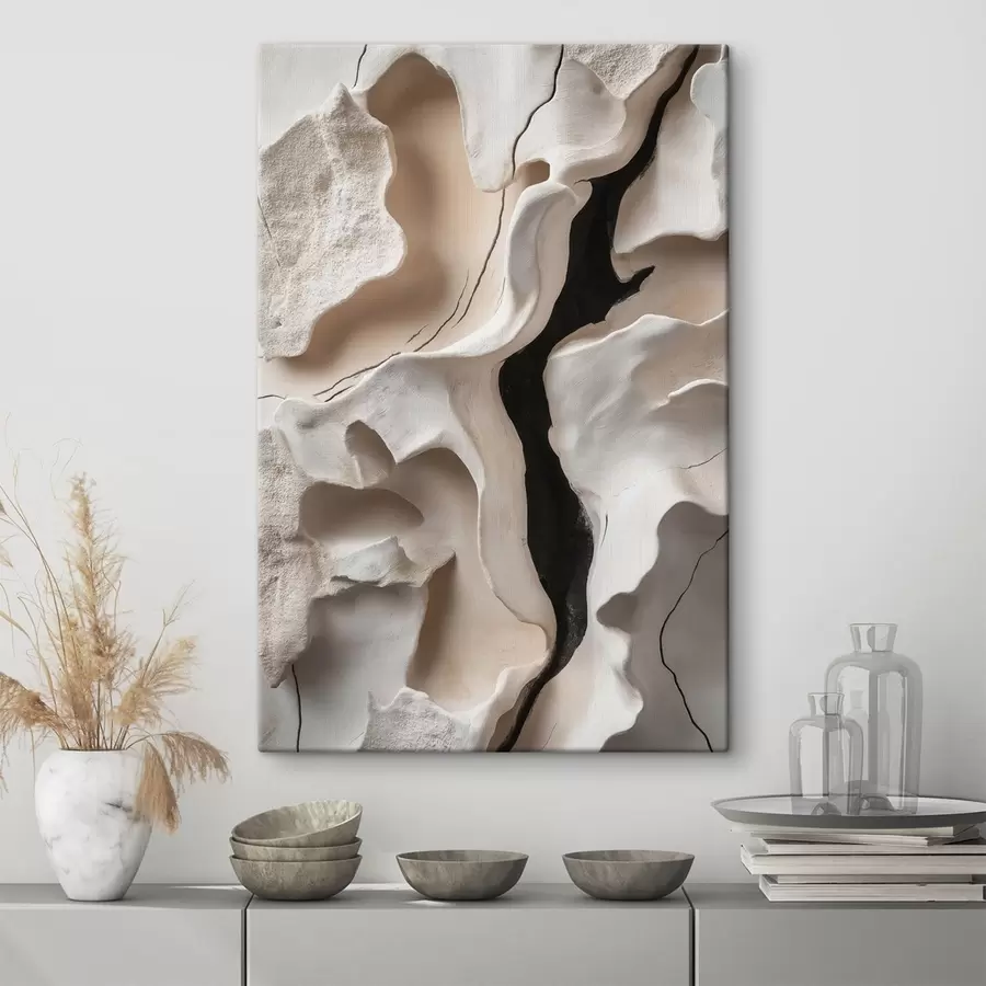 Tablouri Relief abstract cu forme organice ușoare s49687