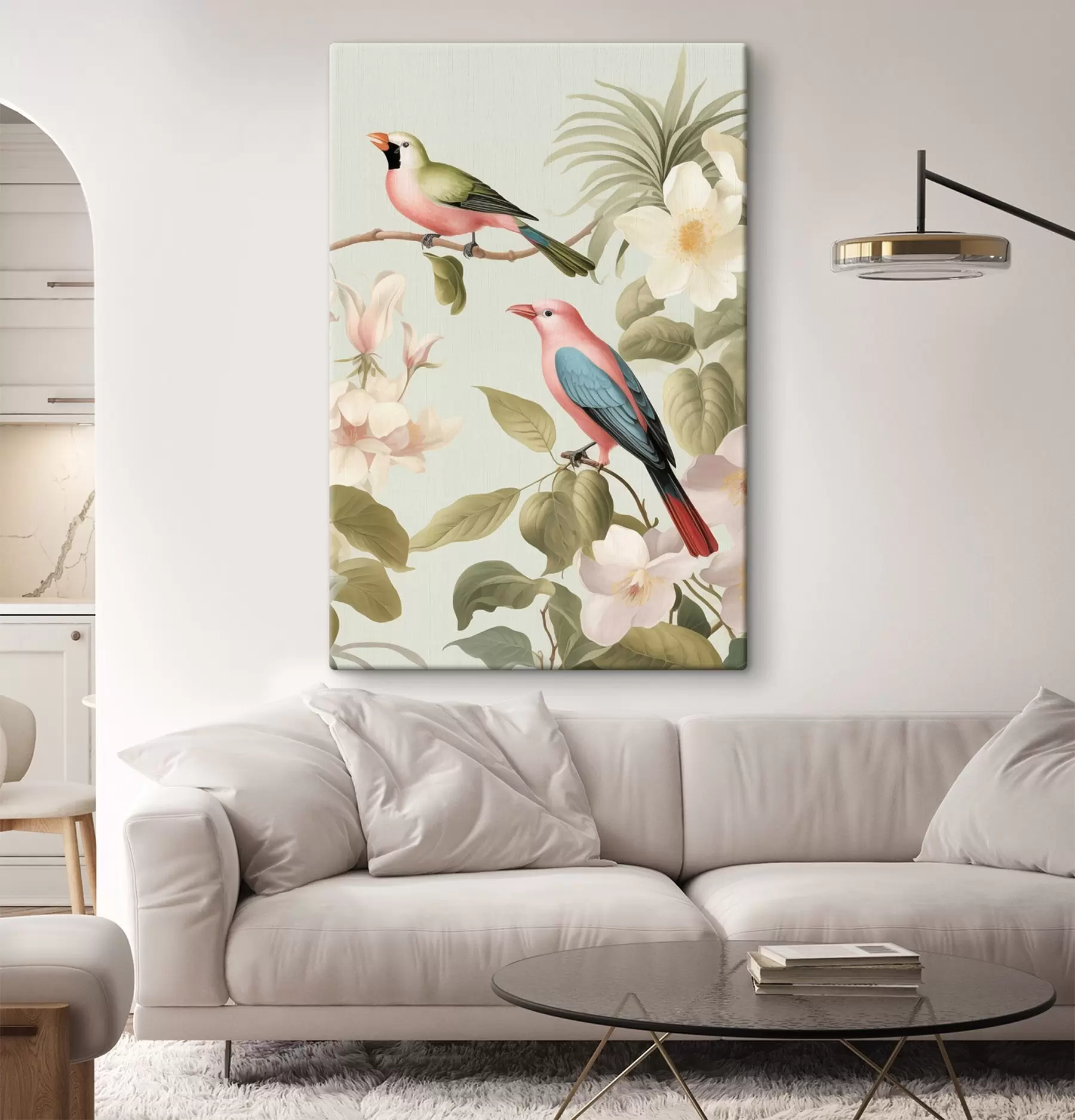 Tablouri Colibri într-o grădină înflorită s49733