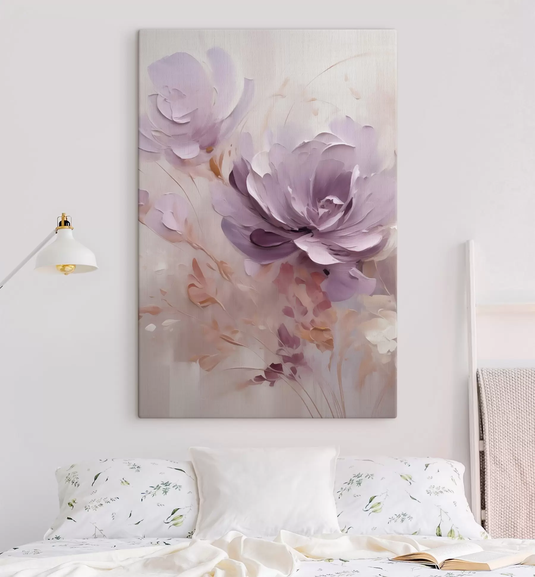 Tablouri Acuarelă cu bujor liliac s49734
