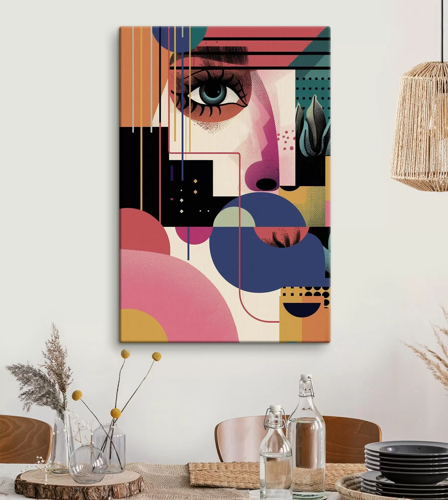 Tablouri Portret feminin abstract s49738