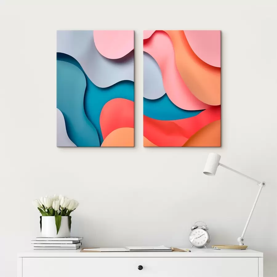 Tablouri Abstracție volumetrică modernă m30665