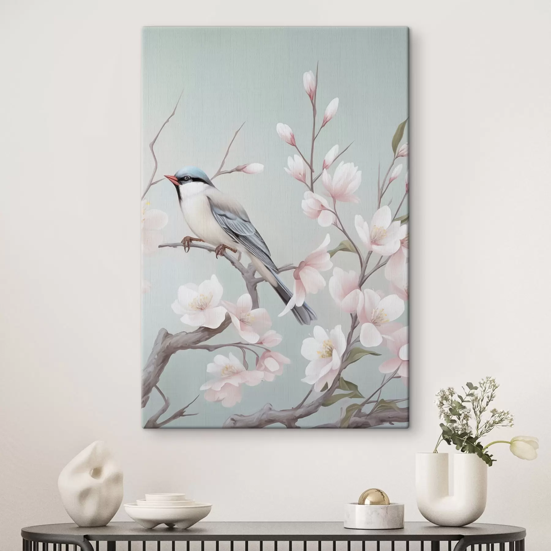 Tablouri Flori de cireș în floare, acuarelă s49551