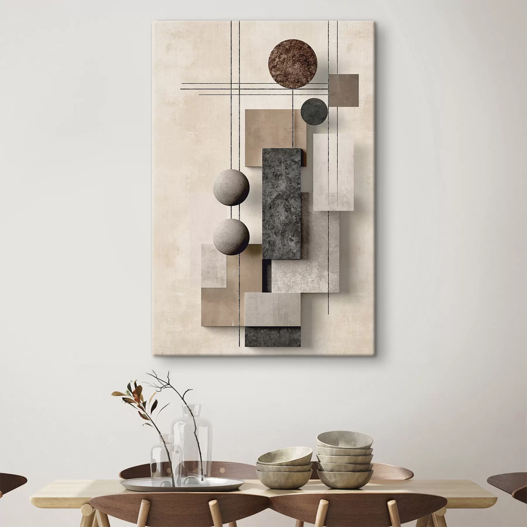 Tablouri O abstracție geometrică s49704