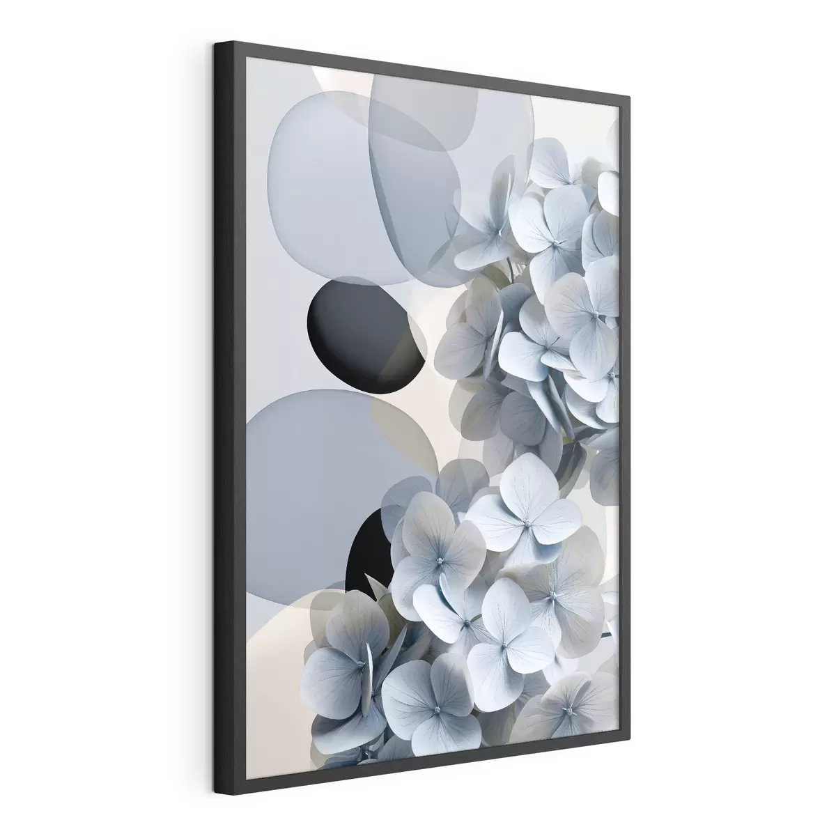 Poster O abstracție modernă cu hortensii f49699