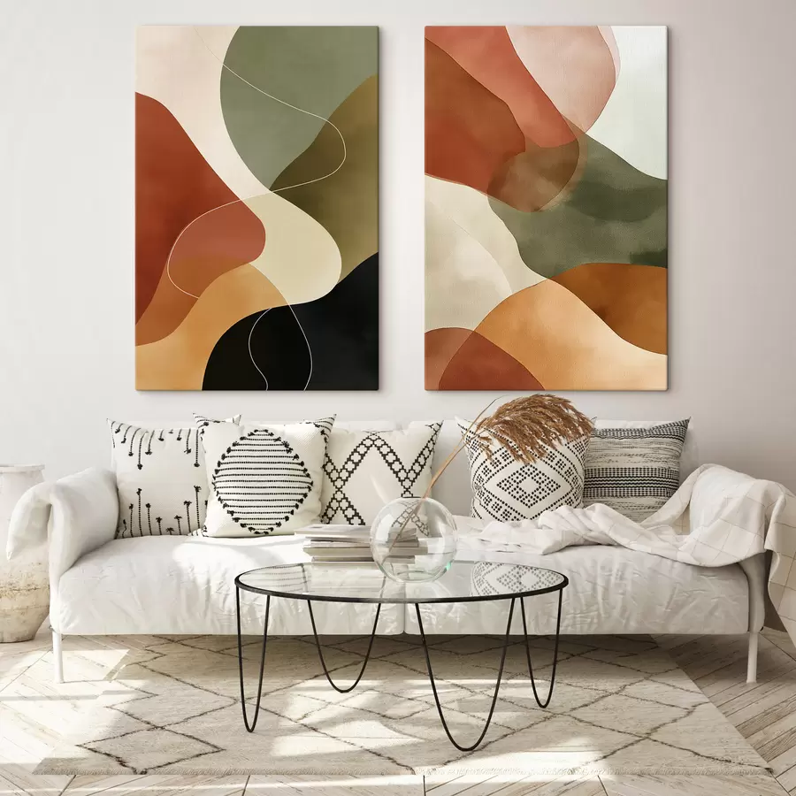 Tablouri Abstracție organică m30707