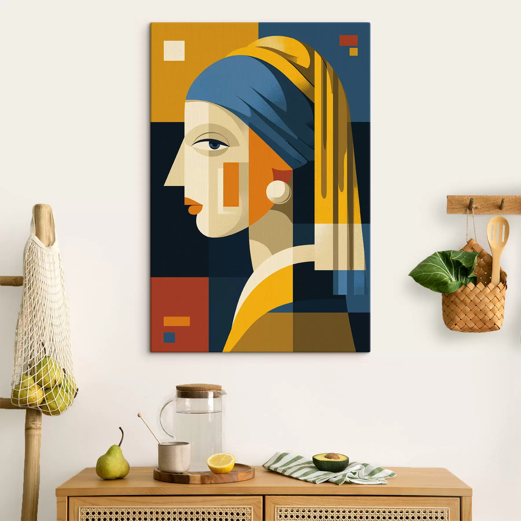 Tablouri Portret geometric al unei femei s49825
