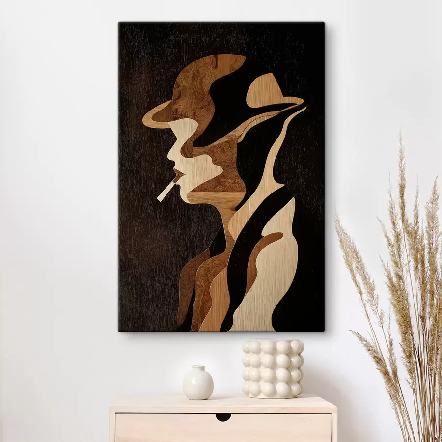 Tablouri Profil abstract al unei femei s49830