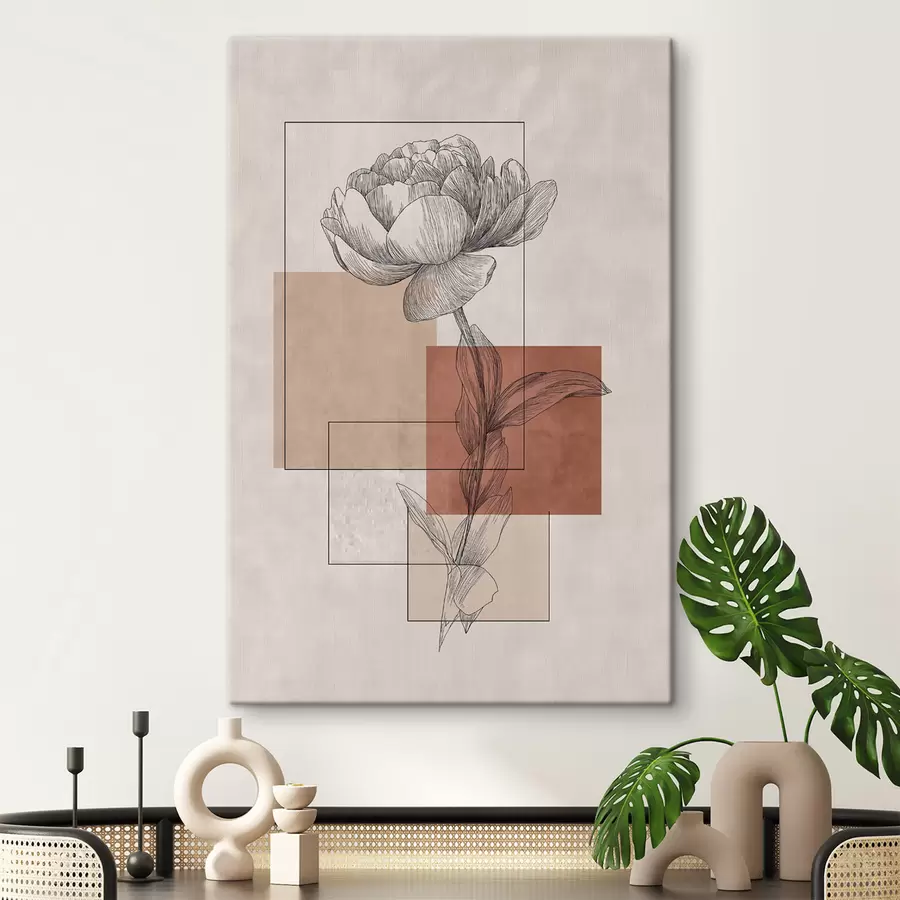 Tablouri Bujorul modern s49842