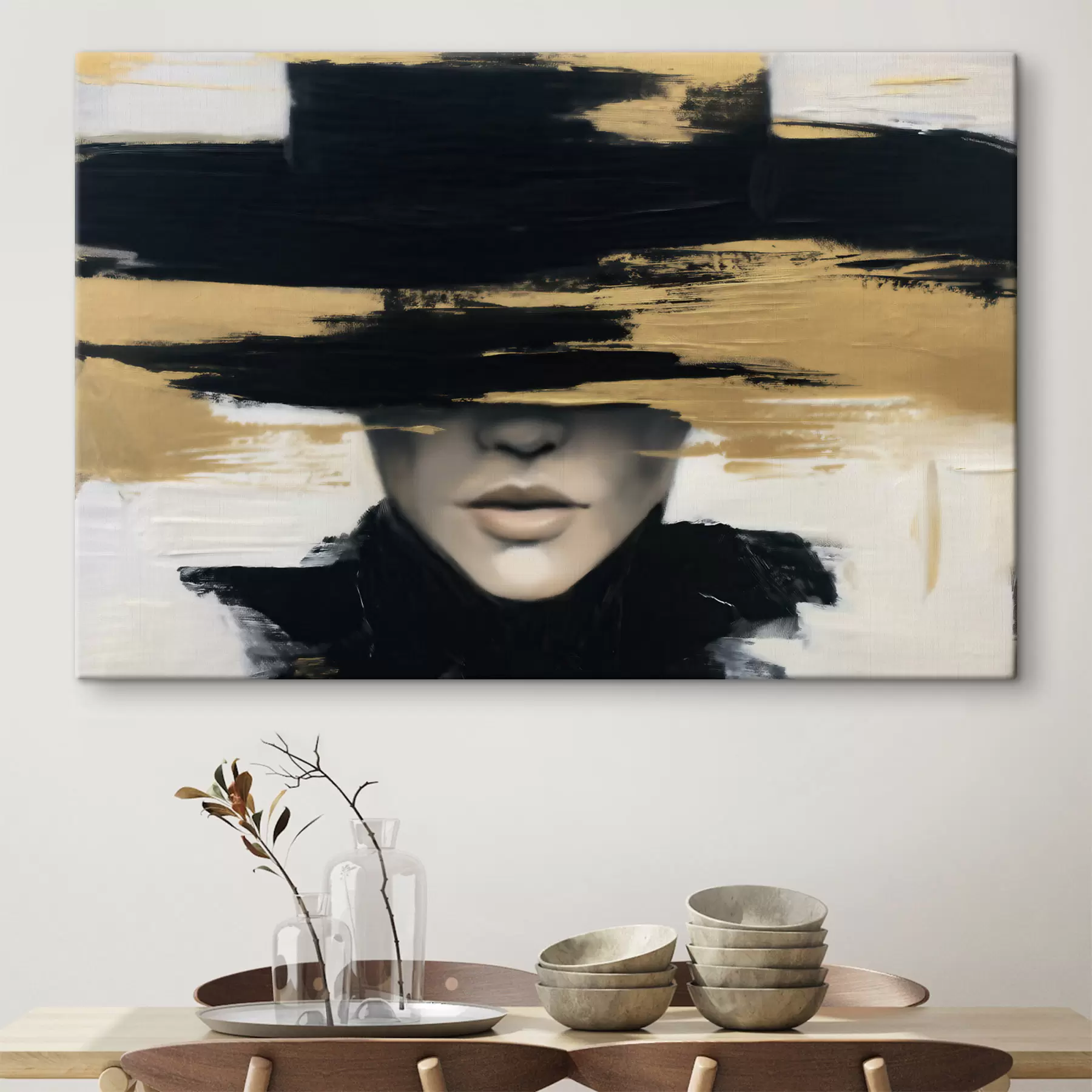 Tablouri Siluetă abstractă s49803