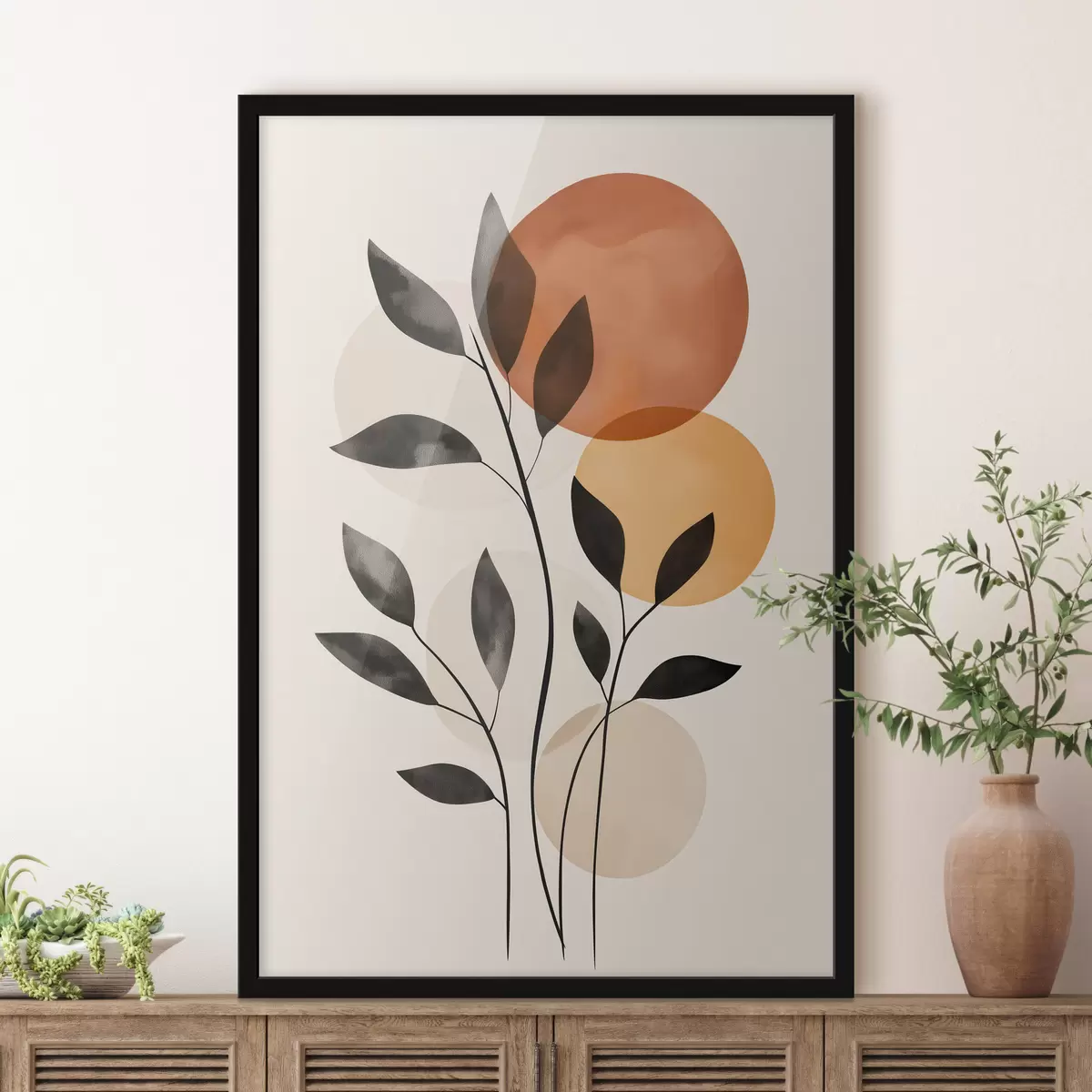 Poster Frunze abstracte f49806