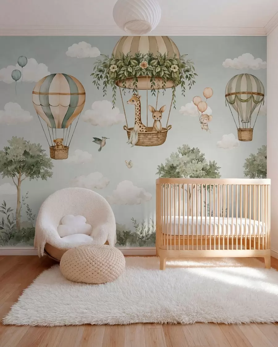 fototapet Aventuri cu balonul w05738