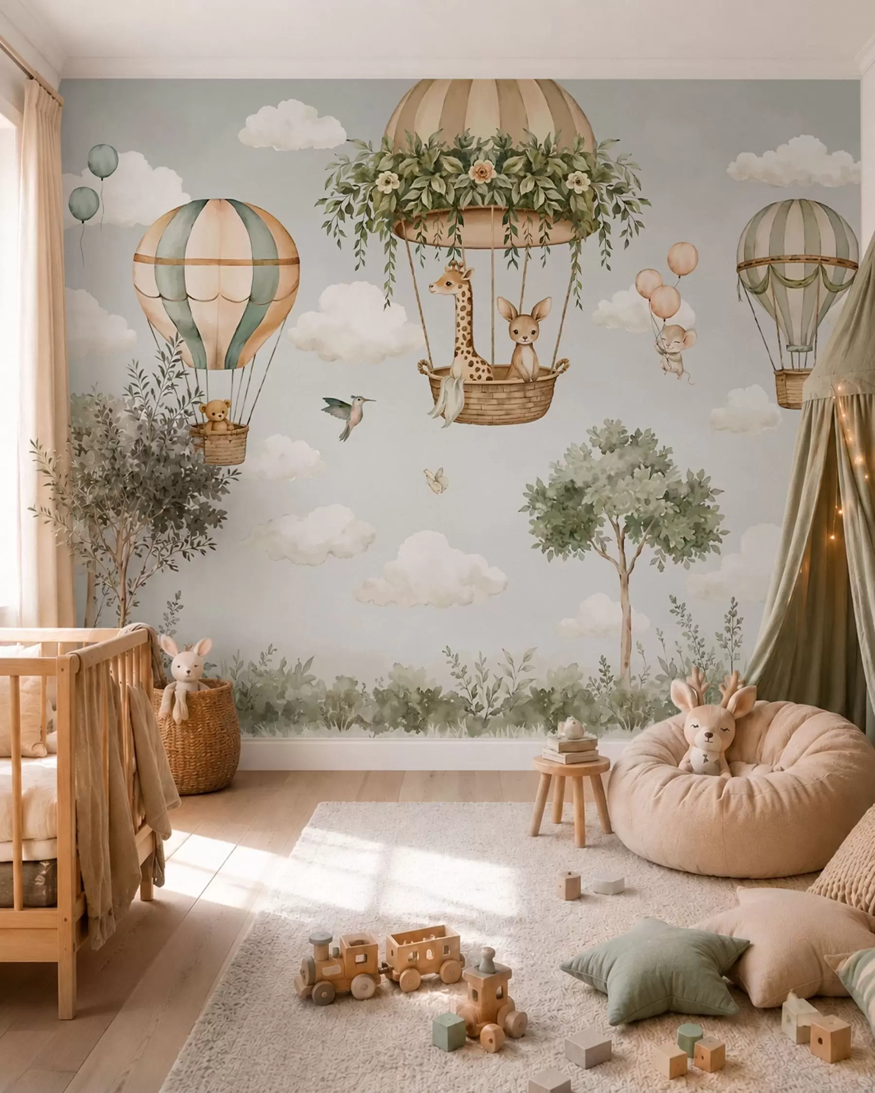 fototapet Aventuri cu balonul w05738