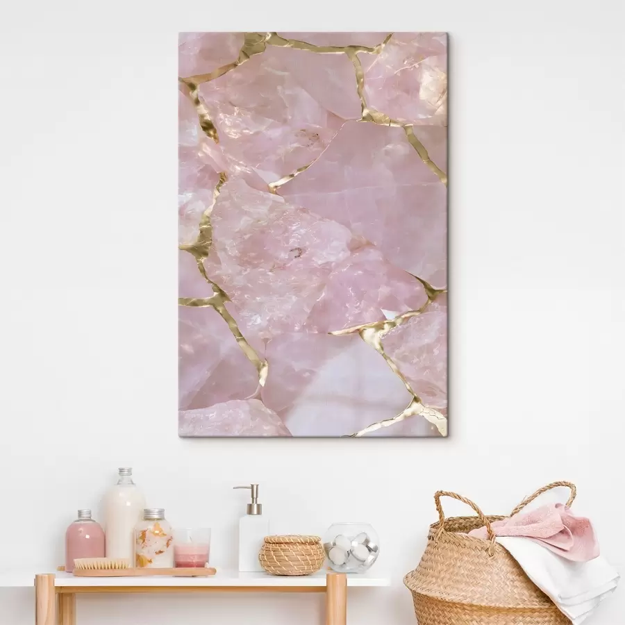 Tablouri Textura cuarțului roz s49873