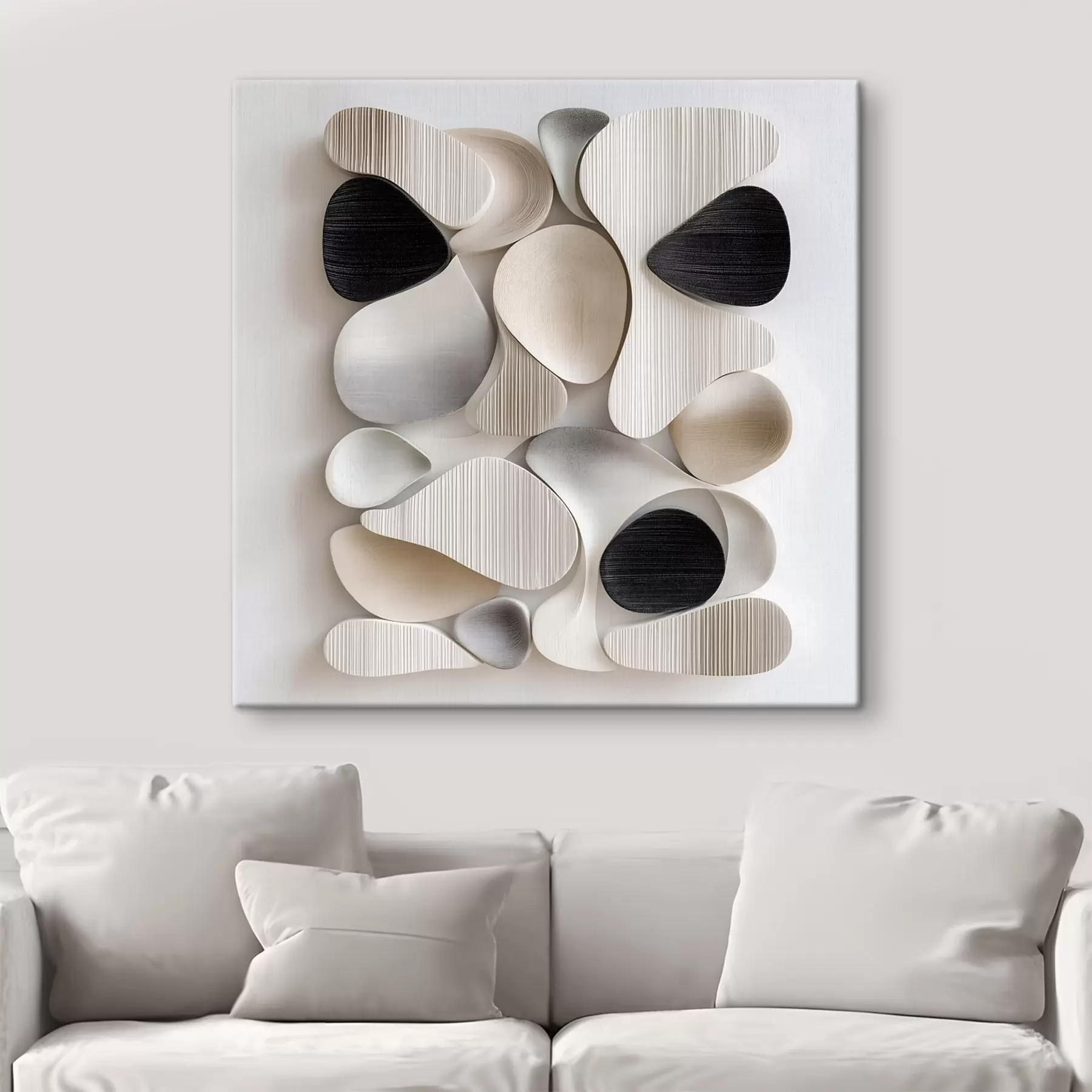 Tablouri O compoziție în stilul unui basorelief arhitectural modern s49889