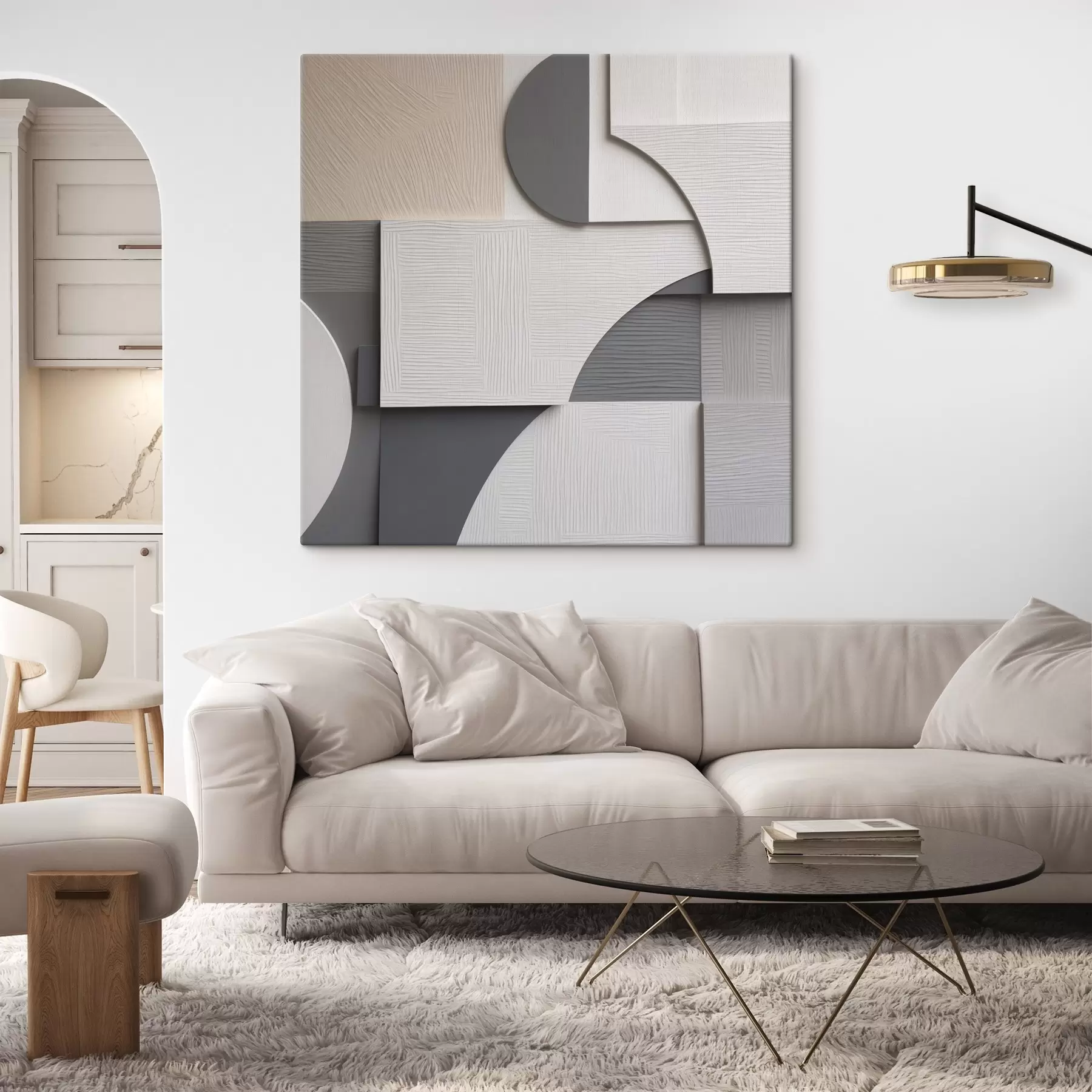 Tablouri Abstracție geometrică, ilustrație plană s49906