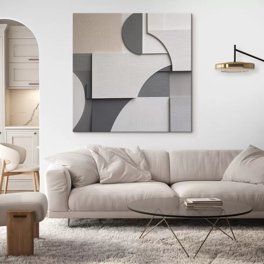 Tablouri Abstracție geometrică, ilustrație plană s49906