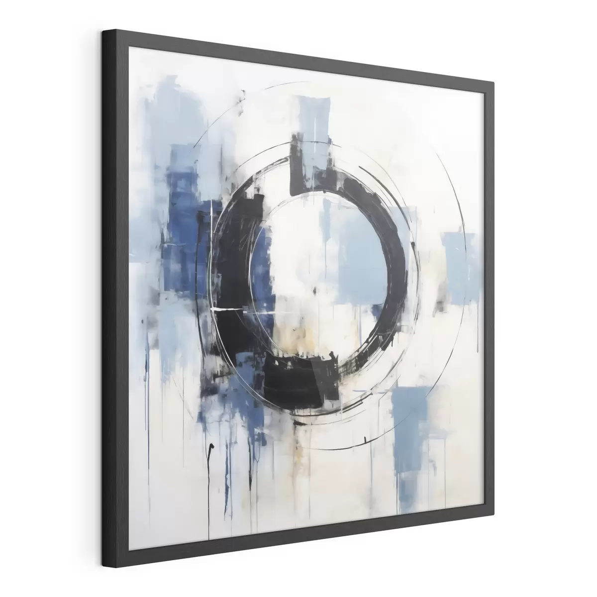 Poster Compoziție abstractă cu un motiv circular, imitație de pictură f49899
