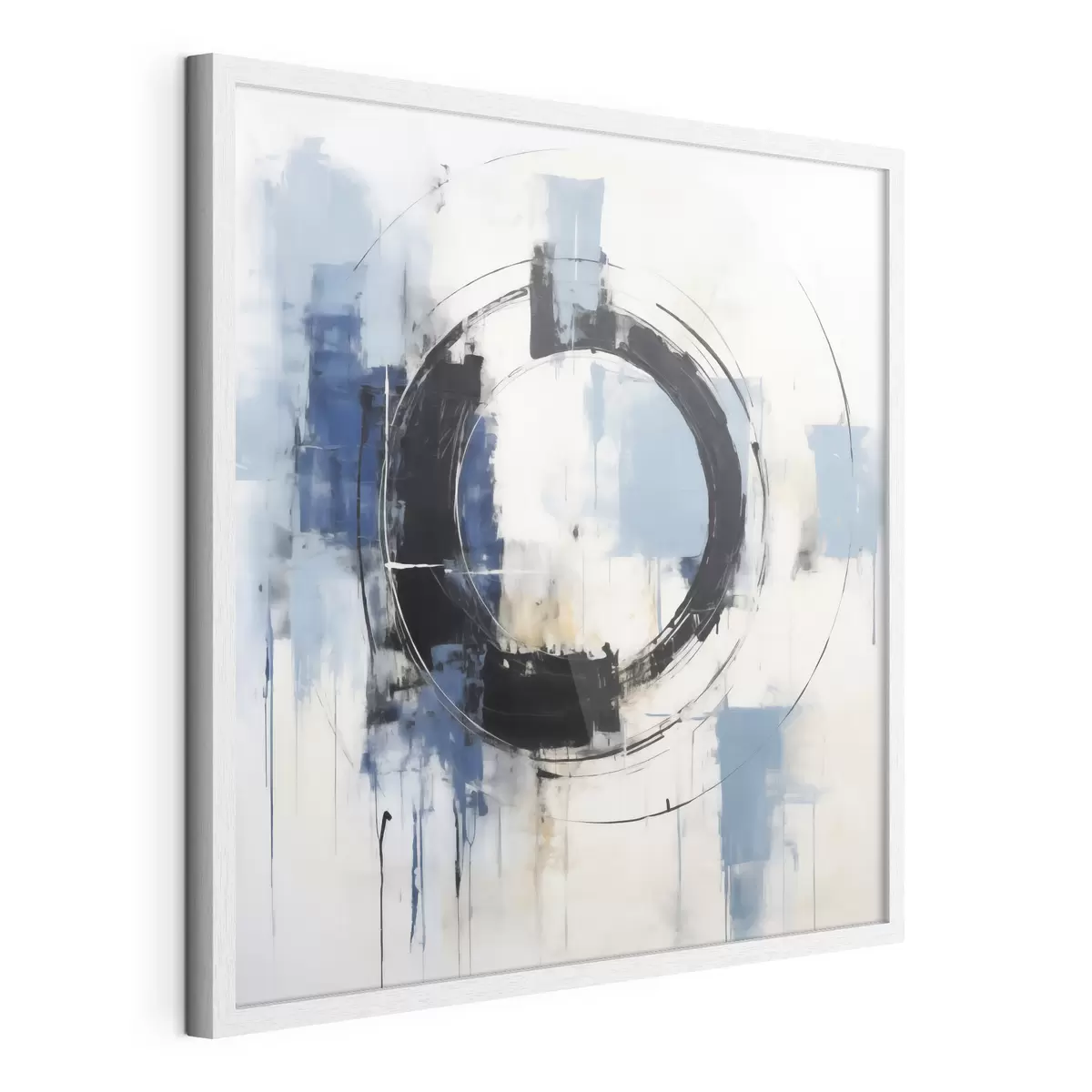 Poster Compoziție abstractă cu un motiv circular, imitație de pictură f49899