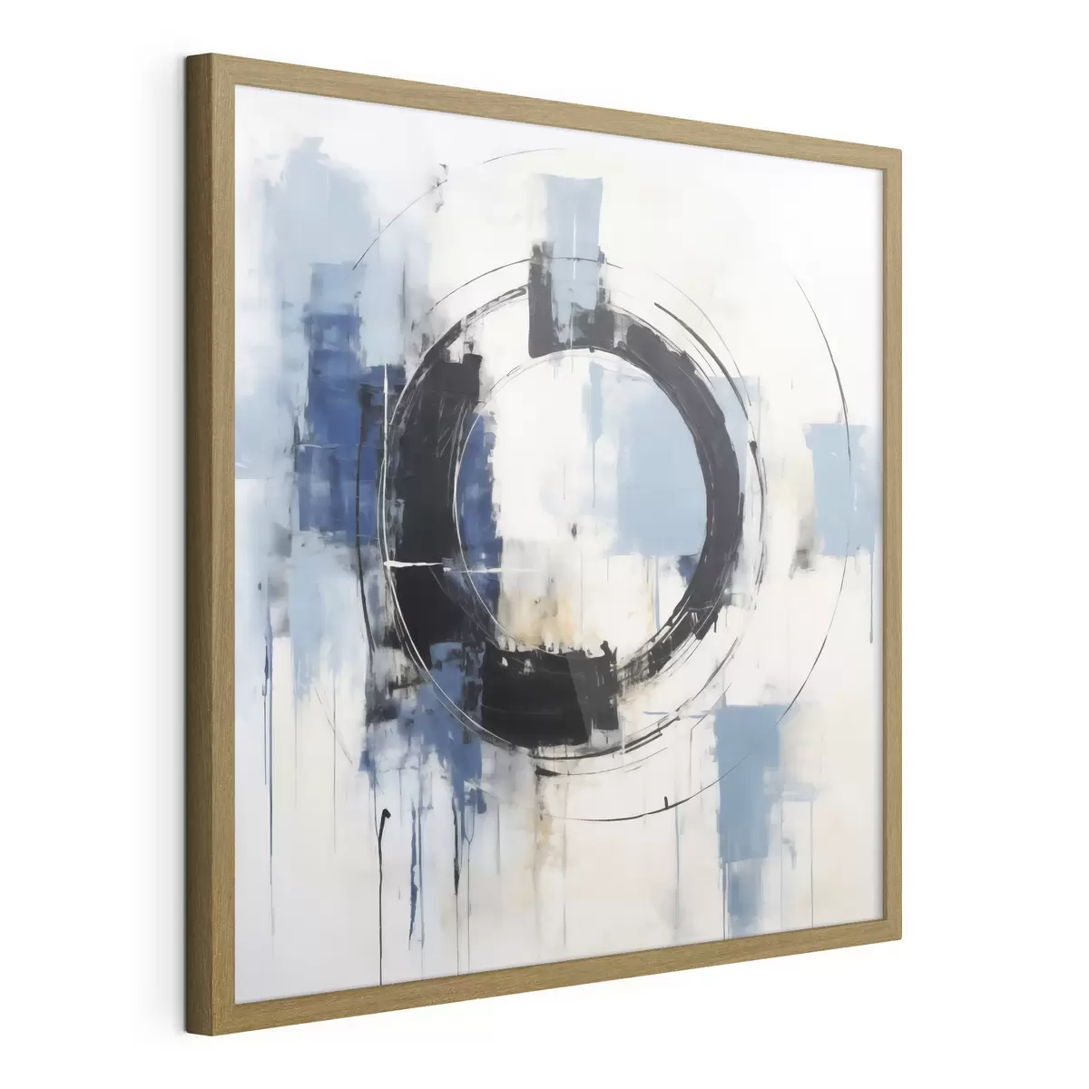 Poster Compoziție abstractă cu un motiv circular, imitație de pictură f49899