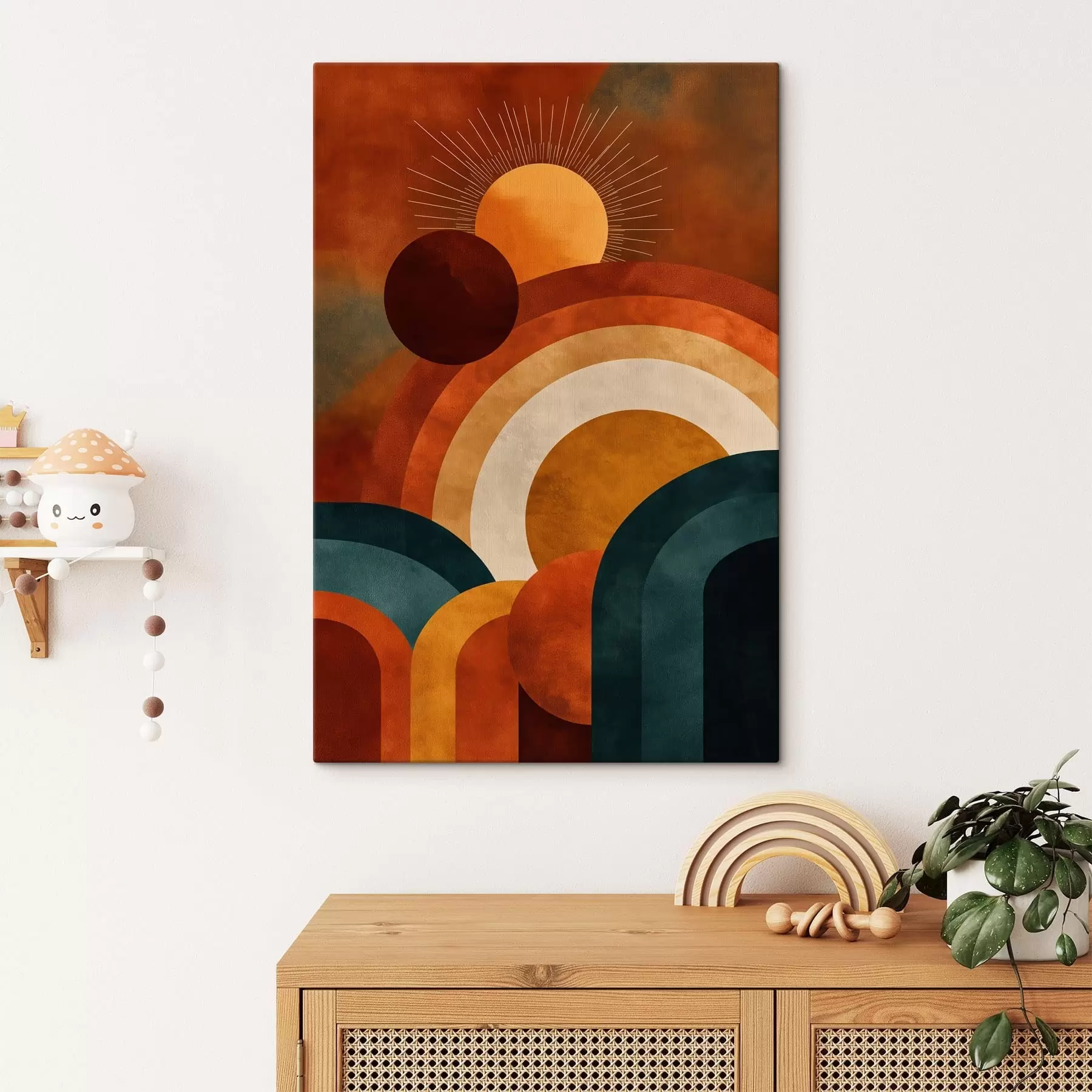 Tablouri Geometria cu Soarele s49911