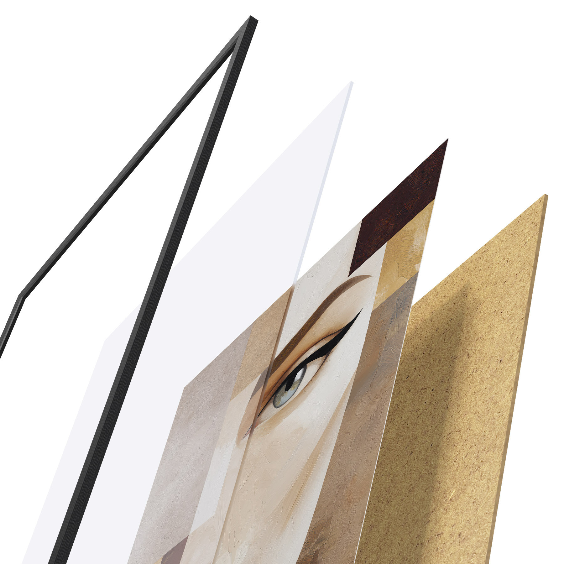 Poster Un chip abstract f49934