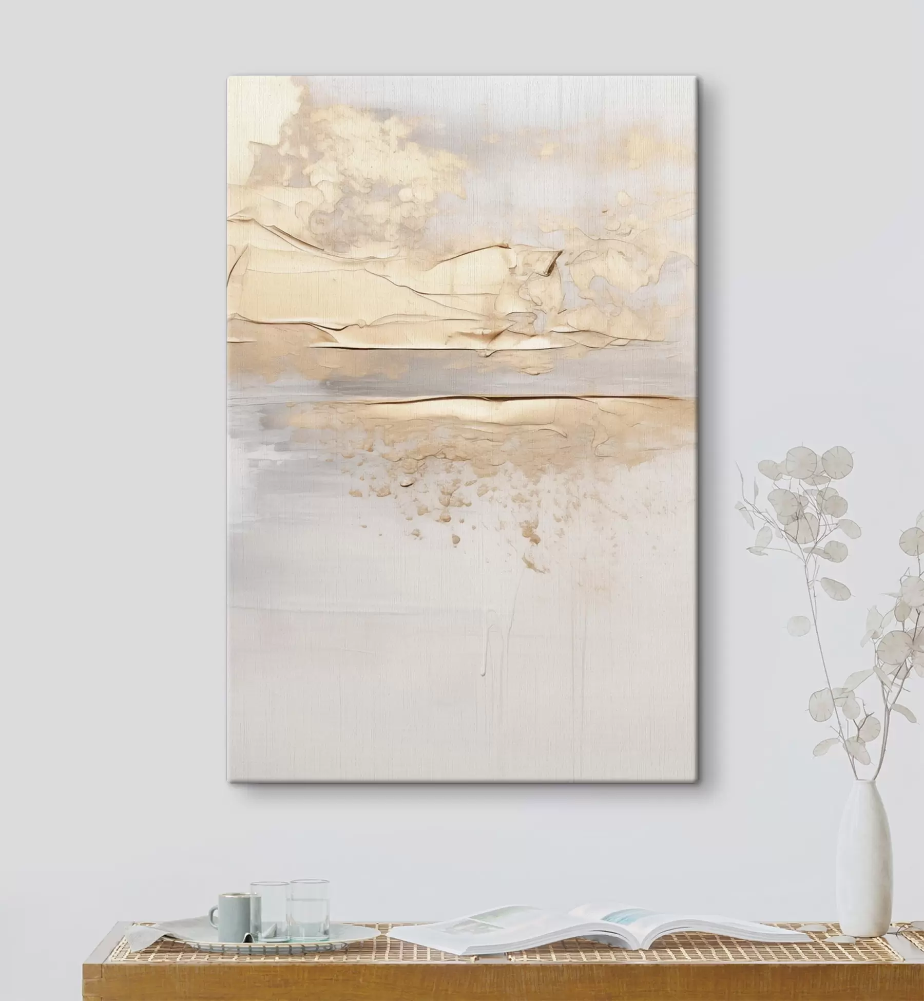 Tablouri Abstracție bej s49986