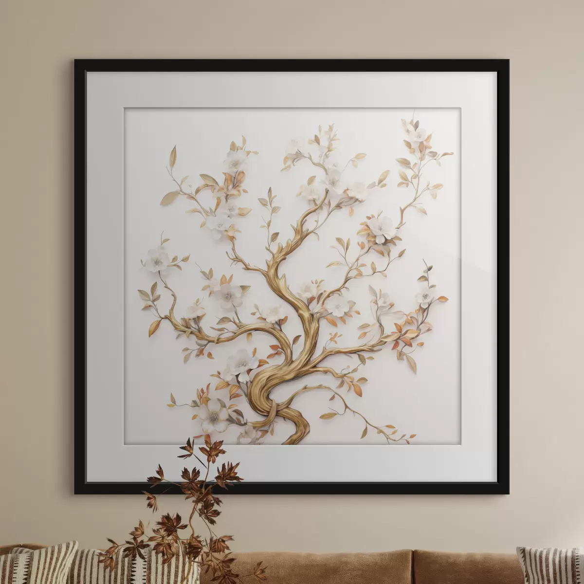 Poster Copac cu flori f50020