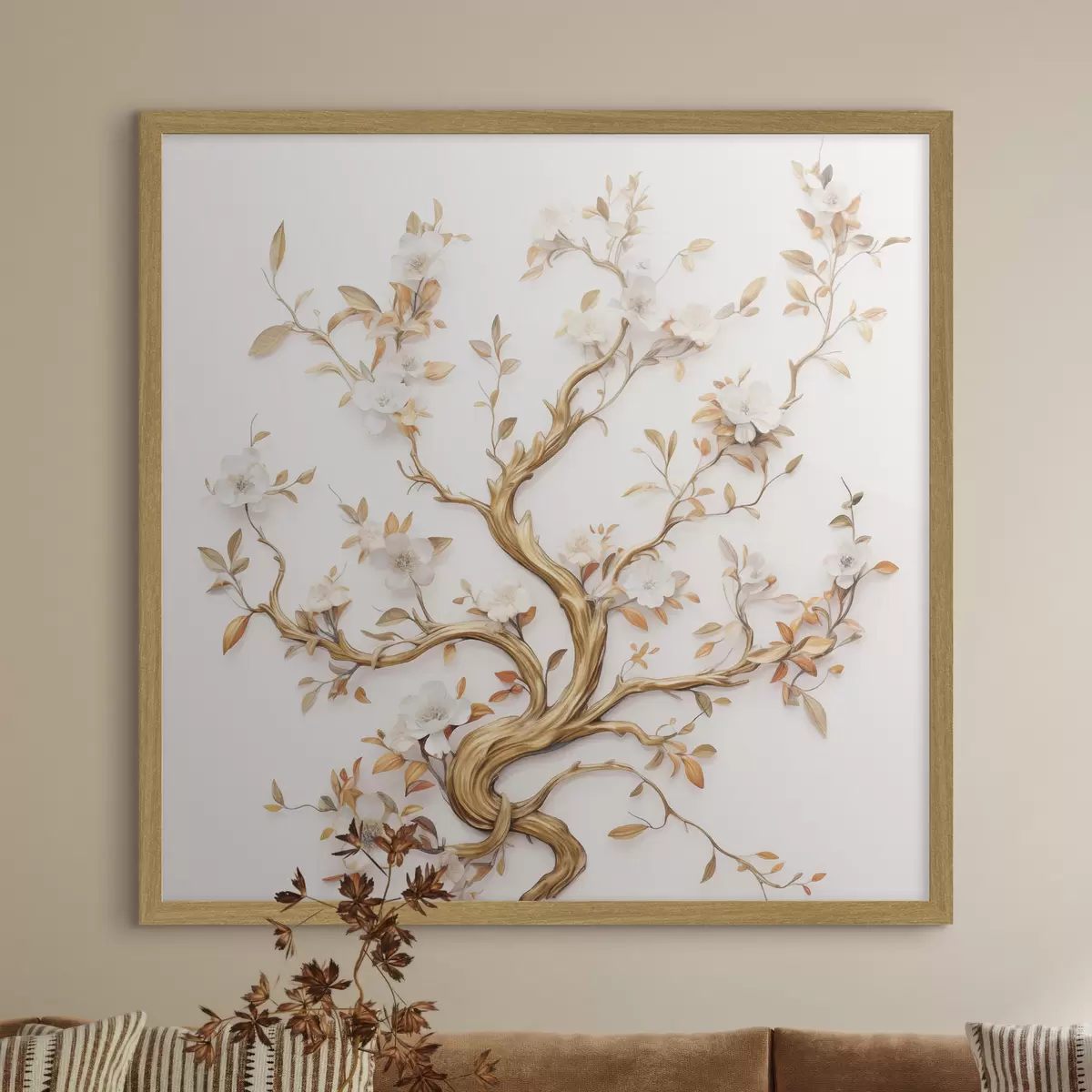Poster Copac cu flori f50020
