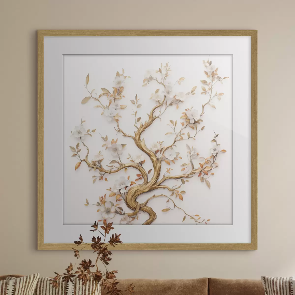Poster Copac cu flori f50020
