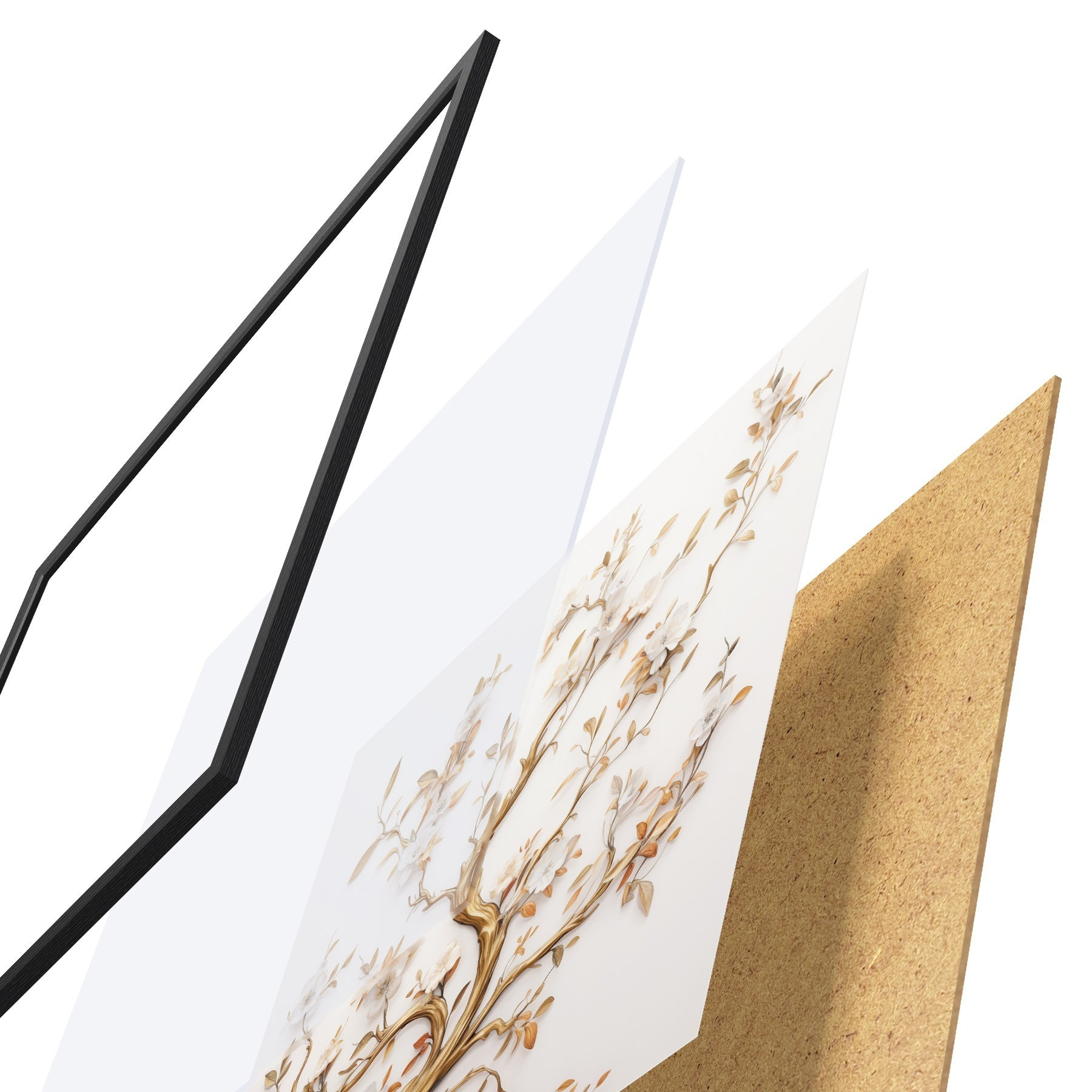 Poster Copac cu flori f50020